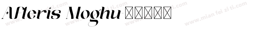 Afteris Moghu字体转换